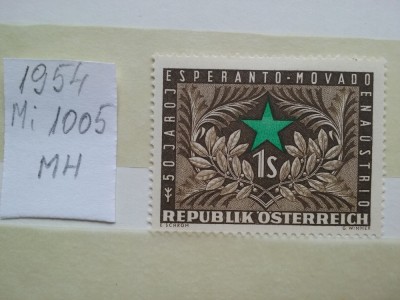 1954- Austria-Mi1005-MH foto
