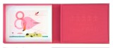 Charles Harper&#039;s Birds &amp; Words: W Flamingo Print [With Flamingo Print]