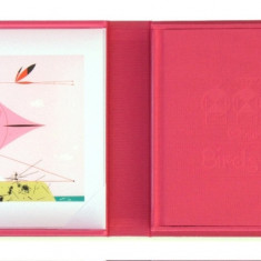 Charles Harper's Birds & Words: W Flamingo Print [With Flamingo Print]