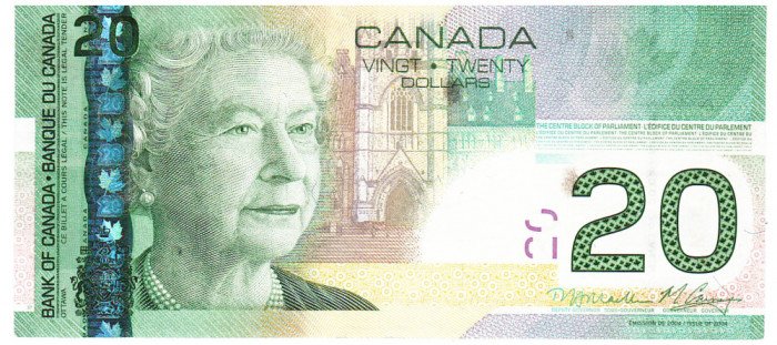 Canada 20 Dolari 2004-2008 P-103 UNC