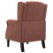 Fotoliu, maro, material textil - 4