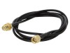 Cablu coaxial ONTECK SMA, 1m, 50 Ohm, Negru, RG174, Conector drept