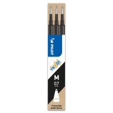 Cumpara ieftin Set 3 rezerve roller Frixion Ball Pilot 0.7 mm varf mediu Rezerva roller Pilot Frixion Ball 0.7 mm 3 bucati/set negru