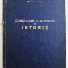 COMUNICARI SI ARTICOLE DE ISTORIE , 1955