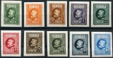 1926 , Lp 74 b , A 60-a aniversare Ferdinand I , serie nedantelata - MNH+MLH