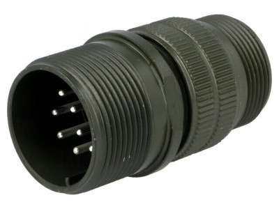 Conector Circular Aliaj Aluminiu 18 MS/DS foto