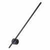 Aplica perete alba/neagra iluminare LED Risela 8x15x79 cm metal/acril IP44, W0267 - Maxlight Negru