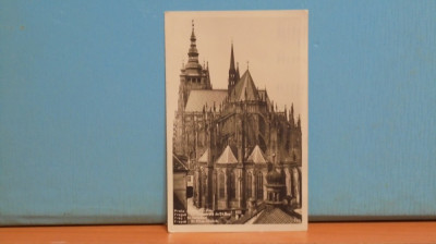 CEHIA PRAHA - BISERICA ST. VITUS - 1937 - ADRESATA CAP. IONESCU GH., BUCURESTI foto