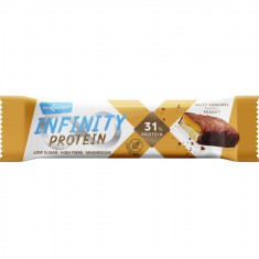 Baton proteic Infinity 31% proteina, cu caramel sarat, 55g Max Sport
