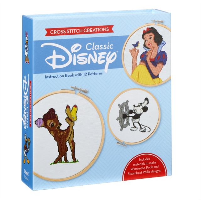 Cross Stitch Creations: Disney Classic 12 Patterns Featuring Classic Disney Characters