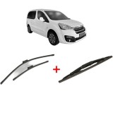 Cumpara ieftin Set 3 stergatoare PEUGEOT PARTNER ORIGIN Box Body/MPV (G_) 2008-2015, parbriz si luneta, Bosch Twin