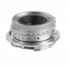 Obiectiv Manual TTArtisan 28mm F5.6 Wide Angle pentru Leica M-Mount Silver foto