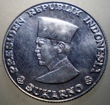 J.085 INDONESIA SUKARNO INDONESIAN PROVINCE 50 SEN 1962 XF/AUNC