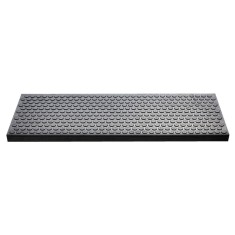 Covoras scara Hamat Dots, 25 x 75 cm, cauciuc, antiderapant, gri antracit foto