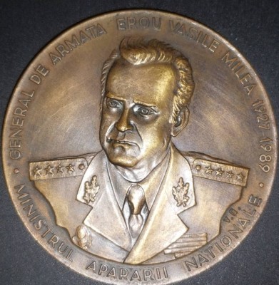 AMS# - MEDALIA GENERAL DE ARMATA, EROU VASILE MILEA 1927-1989 foto