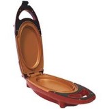Mini Tigaie Electrica Red Copper 5 Minute Chef, 800W, Invelis Antiaderent, Gatire Rapida, Portabila, 13x33cm