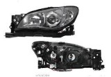 Far Subaru Impreza 09.2007-12.2012 DEPO partea Stanga electric fara motoras tip bec H7+HB3, culoare rama negru