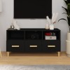 Gossi comoda tv, negru, 102x36x50 cm, lemn compozit