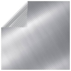 vidaXL Prelata piscina, argintiu, 400x200 cm, PE foto