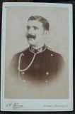 Fotografie pe carton, militar 1894