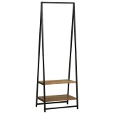 vidaXL Raft de haine 60x45x180 cm Lemn solid de Acacia