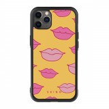 Husa iPhone 11 Pro Max - Skino Doll, buze galben roz