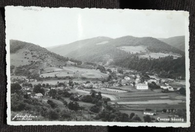 Carte postala, vedere generala Ciucea Romania, perioada interbelica foto