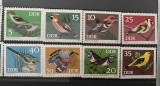 PC307 - DDR 1973 Fauna/ Pasari, serie MNH, 8v