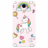 Husa silicon pentru Huawei Enjoy 7 Plus, Cute Unicorn