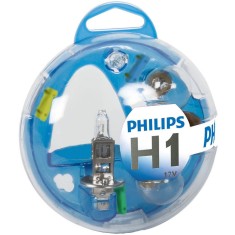 Set Becuri Rezerva Auto H1 Philips Cutie Essential foto