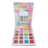 Paleta Farduri Ochi Fabbla 24 Culori Pigmentate Mate Sidefate Machiaj Profesional