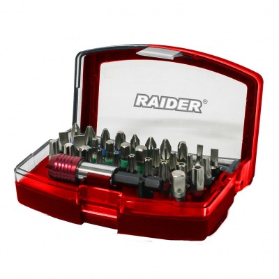 Set 32 biti si suport magnetic Raider, 1/4 inch, prindere rapida foto