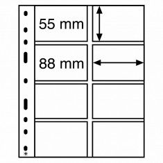 Set 10 folii OPTIMA4VC pentru cartele foto