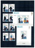 Belize 1979 - Jocurile Olimpice Lake Placid, serie si colite neuzate