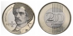 UNGARIA 200 FORINT 2023 POET PETOFI SANDOR ANIVERSARE 200 ANI DE LA NASTERE UNC foto