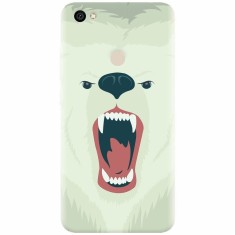 Husa silicon pentru Xiaomi Redmi Note 5A, Fierce Polar Bear Winter foto