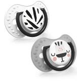 LOVI Salt &amp; Pepper suzetă 6-18 m 2 buc
