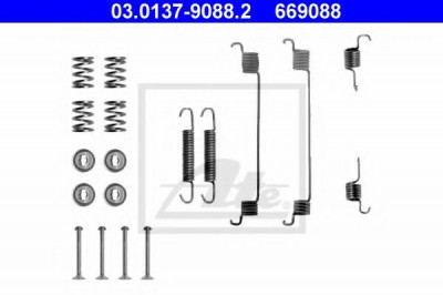 Set accesorii, sabot de frana DACIA LOGAN (LS) (2004 - 2016) ATE 03.0137-9088.2 foto