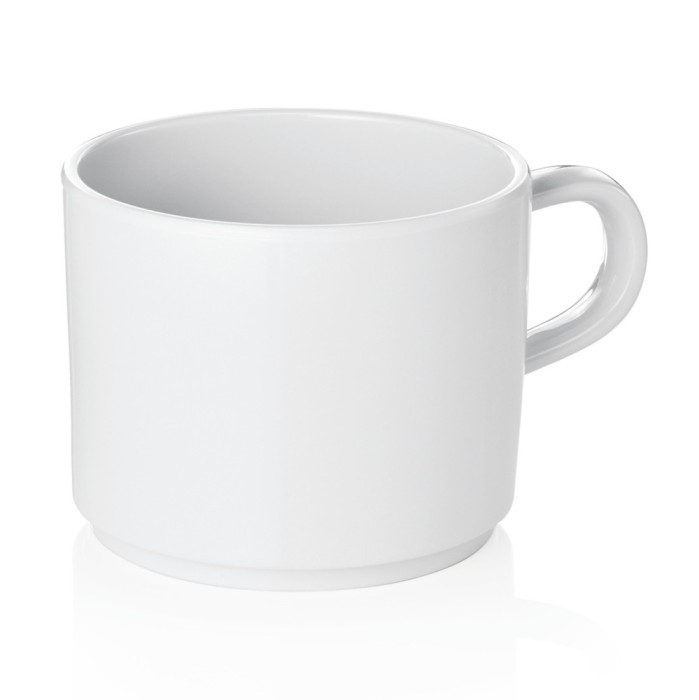 Cana melamina alba cu toarta 200 ml