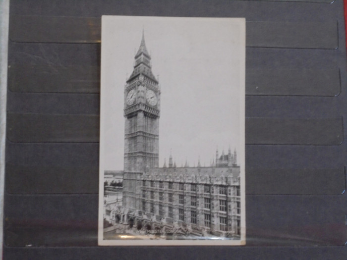 ANGLIA - LONDRA - BIG BEN SI PALATUL WESMINSTER - ANII 1950 - NECIRCULATA -