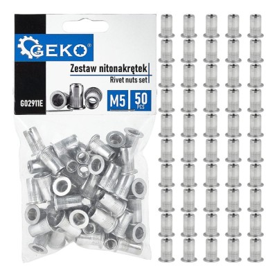 Set pop-nituri M5, 0.5-2.5, 50 bucati, Geko G02911E foto