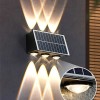 Lampa Solara Decorativa 6 LED, Lumina Calda, IP65, Incarcare Solara, Gradina, Exterior