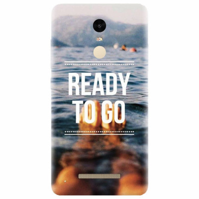 Husa silicon pentru Xiaomi Remdi Note 3, Ready To Go Swimming foto