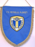 Fanion (de protocol-brodat) fotbal - FC PETROLUL PLOIESTI (dimensiuni mari)