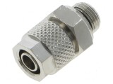 Fiting cu șurub filetat max. 15bar din alamă nichelată 6mm