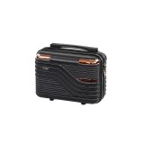 Trusa de calatorie Leziter TraveLux Urban, 23x30x14 cm, ABS, Negru, 10L, Carcasa Rigida