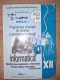 Informatica. Manual pentru clasa a 12-a - Mariana Milosescu