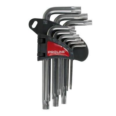 SET CHEI NEGATIVE CR-VA TORX T10-T50 - 9P. foto
