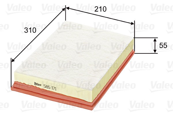 VALEO 585171 Filtru aer