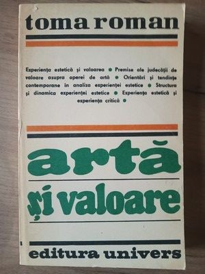 Arta si valoare- Toma Roman foto